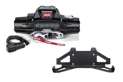 Warn Warn Zeon 10-S Winch w/ Winch Plate Package - JT/JL