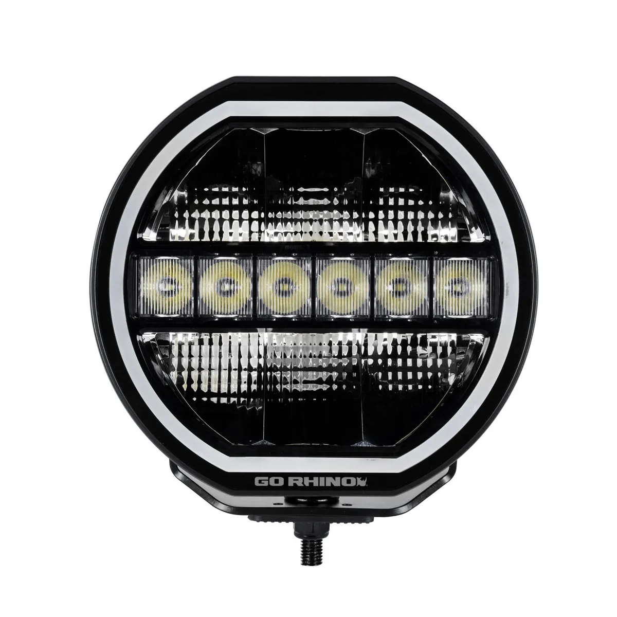 go Rhino 751440911crs Blackout Series - Maxline 9 LED Hi/Low Beam With Multi Daytime Running Light product image