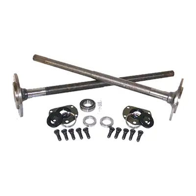 Yukon Gear And Axle One Piece Axle Kit Model 20 '76-'79 CJ7 Quadratrack W/Bearings 29 Spline Quadratrack 76-79 CJ7 One Pc. M20 W/Bearings Jeep Kit 29 Spline (Not W/Ected) Yukon Gear
