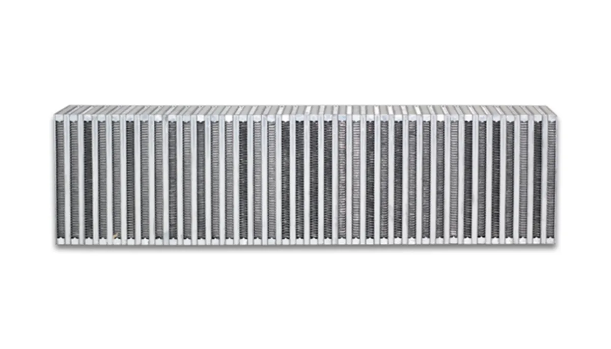 Vertical Flow Intercooler Core; 24 in. Core Width; 3.5 in. Core Thickness; 6 in. Height; 6061 Aluminum; product image