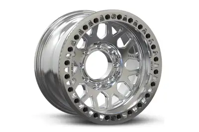 Baja Built Race Wheels Baja Built Lite Brite OUTLAW Forged Beadlock Wheel, 17x9 8x6.5 -20mm - Machined