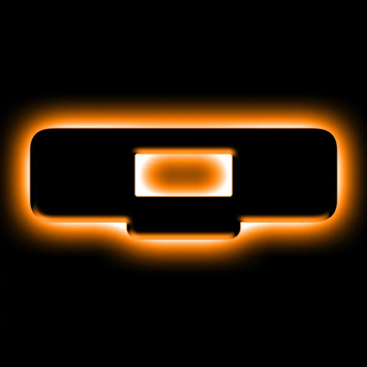 ORACLE Lighting Universal Illuminated LED Letter Badges - Matte Black Surface Finish - E product image