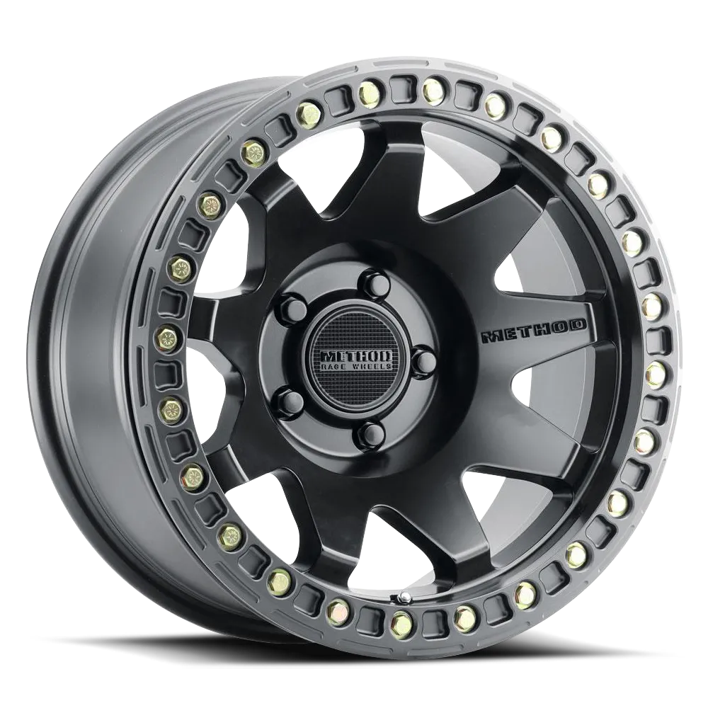 Aluminum Wheels 17x9 MR108 Bolt Pattern 5 On 127 Offset -44 Lip Size 0.63 Matte Black MB Method product image