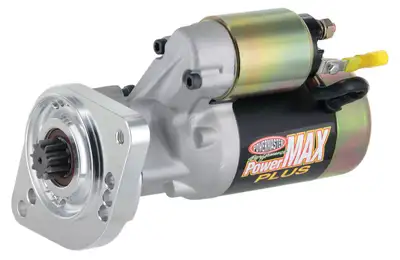 Power Master PowerMax Plus Starter; 16:1 Compression Ratio; 3.7:1 Gear Reduction; Billet Black/Natural Finish;