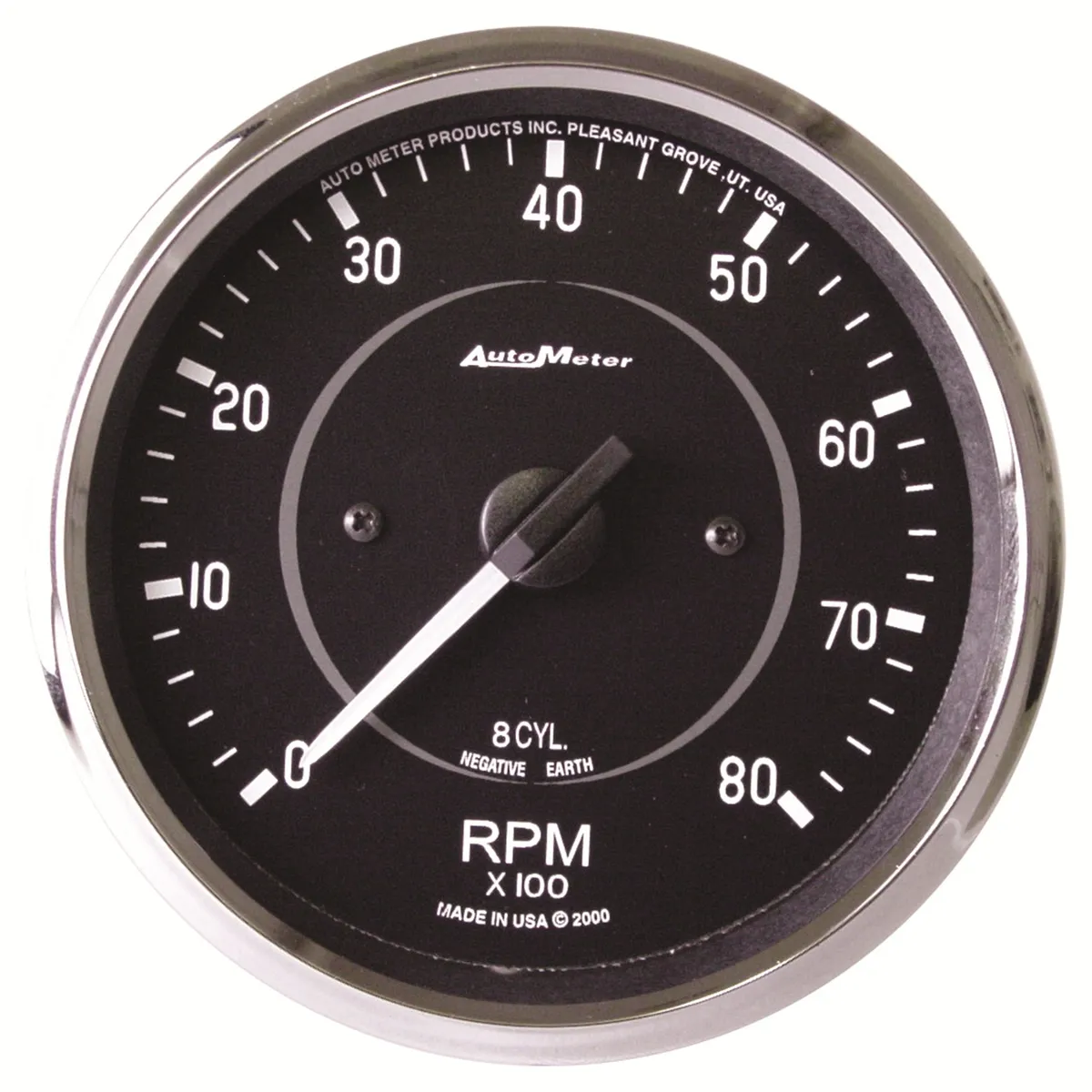 Gauge, Tachometer, 4", 8k RPM, In-Dash (8 CYL Only!), Cobra product image