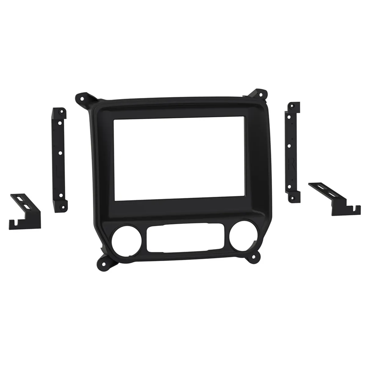 Metra Electronics 14-C Chevrolet Silverado Gmc Sierra- Pioneer 8-In Radio Dash Kit- Gray