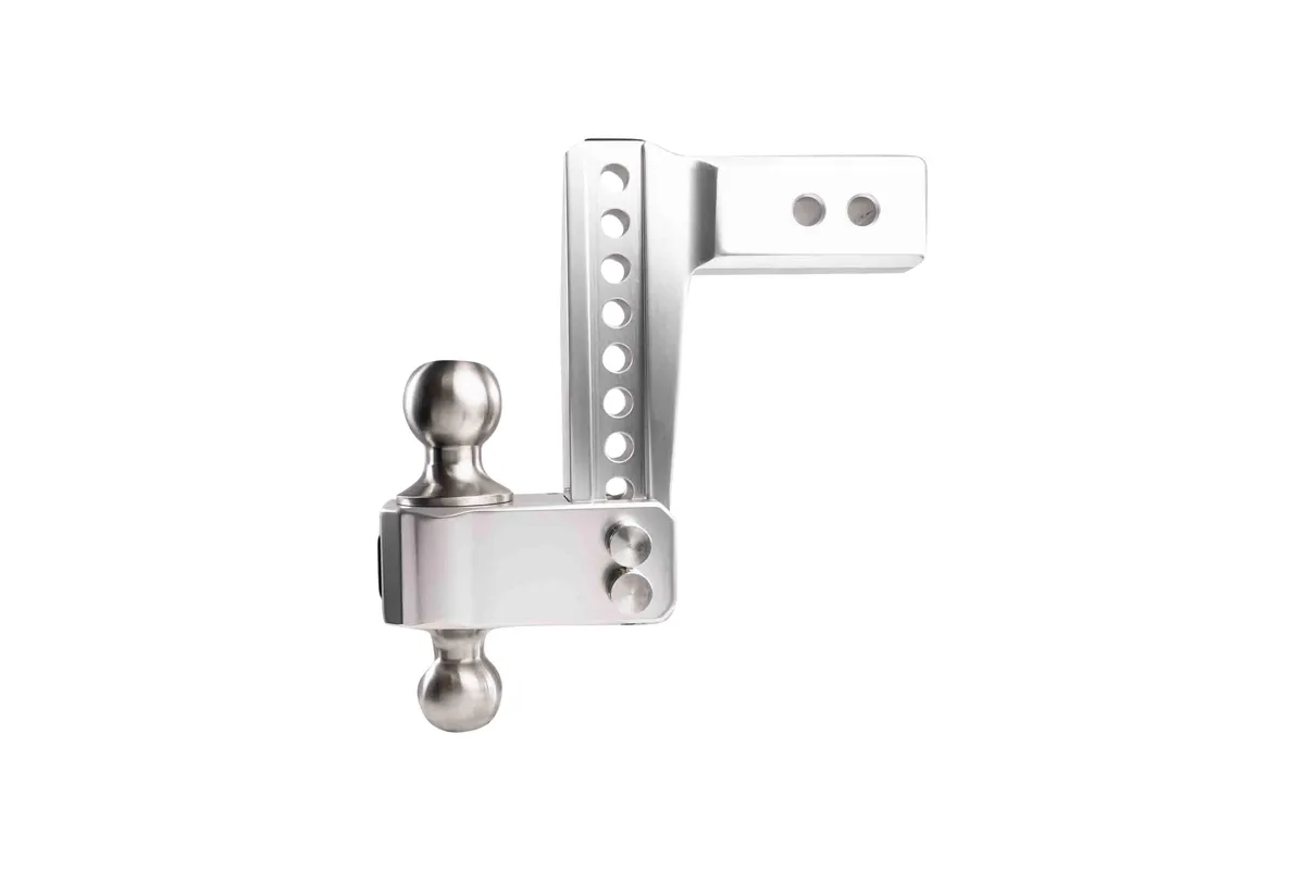 2.5" Aluminum Medium Duty Hitch 6" Drop/Rise w/ Stainless Steel Dual Ball product image