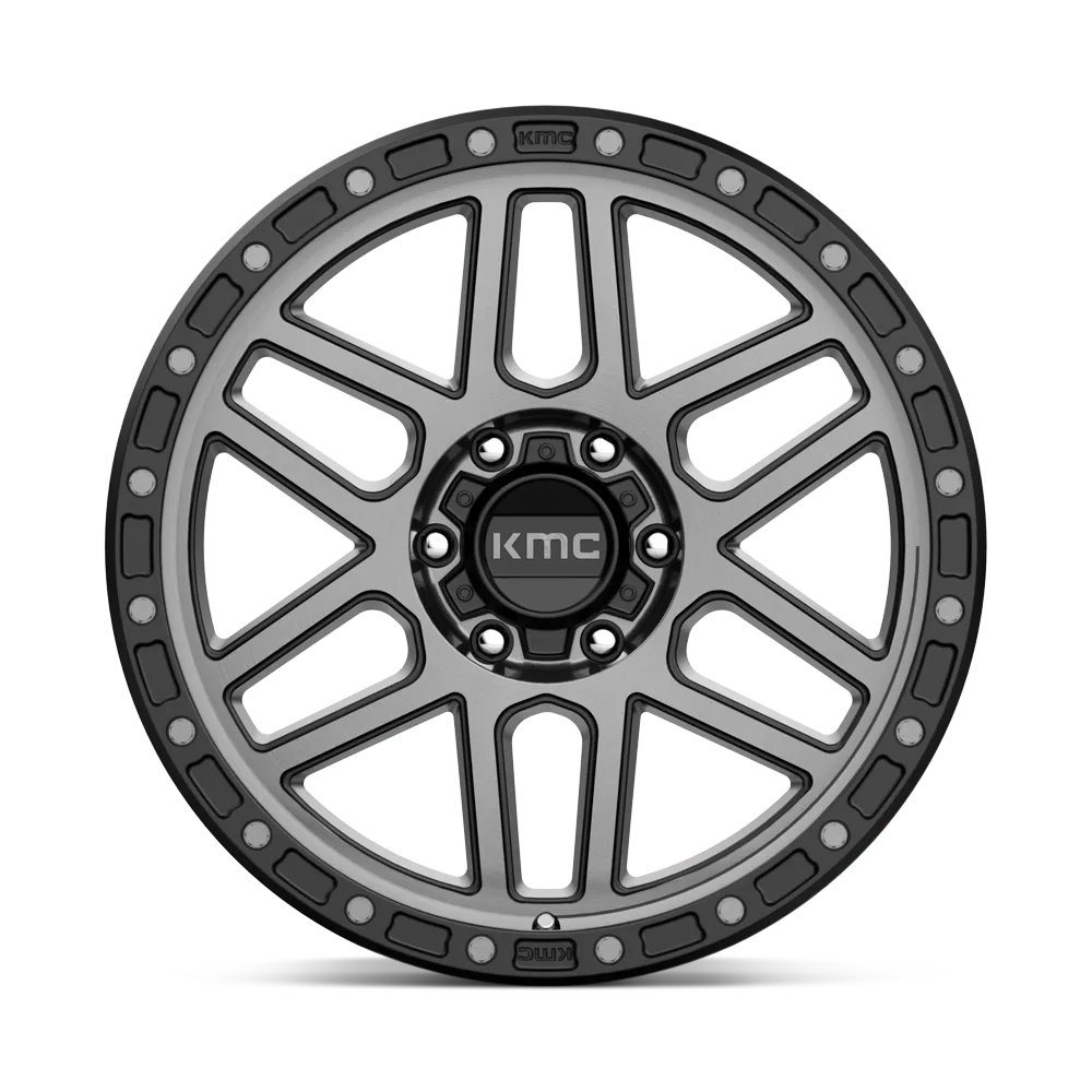 Km544 17x9 6x139.70 Satin Black w/ Gloss Black Lip (18 Mm) product image