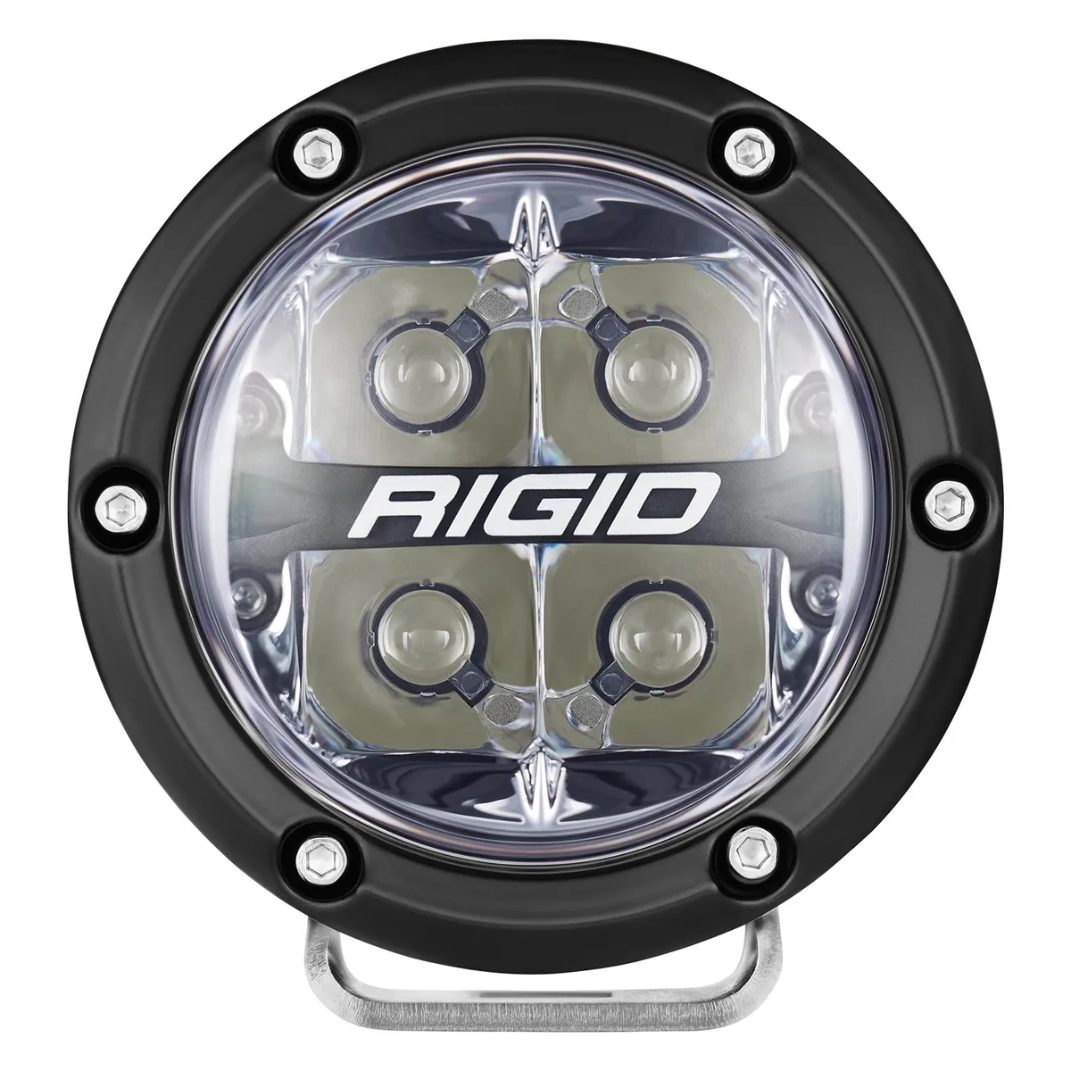 Rigid 360-Series 4 Inch Round LED Off-Road Spot Beam Pattern For Moderate Speed (20-50 Mph) And Rgbw Backlight Pair product image