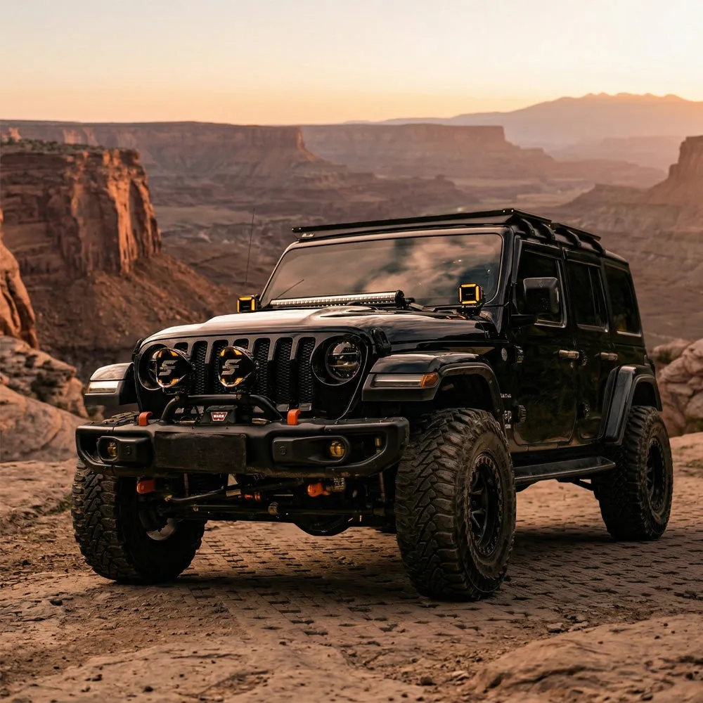 5 Inch LED Pod Lights White + Amber Dual-Mode for Jeep Wrangler JL/ Gladiator JT product image