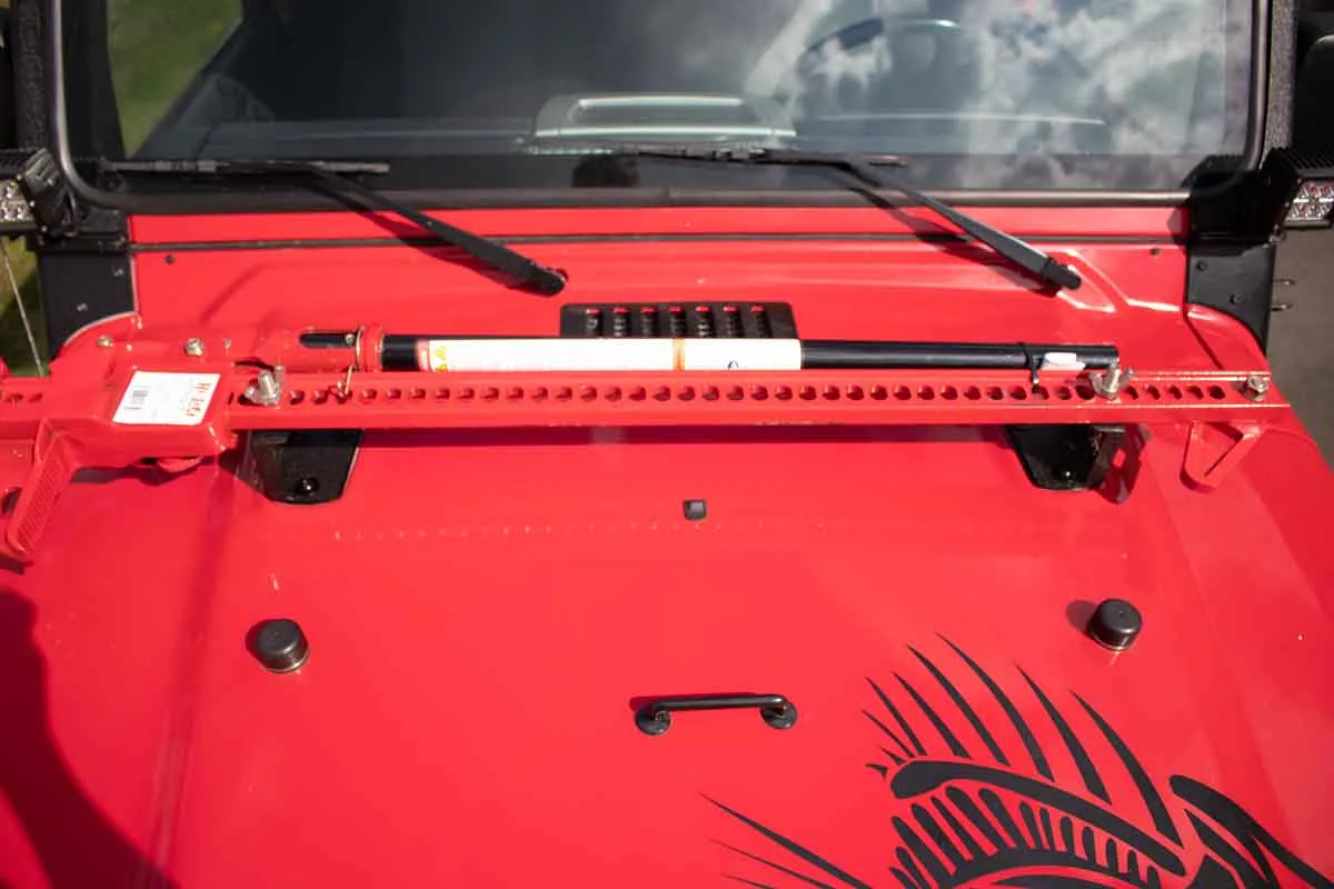 Fishbone Offroad Hi-Lift Jack Hood Mount for 1997-2006 Jeep Wrangler FB21313 product image