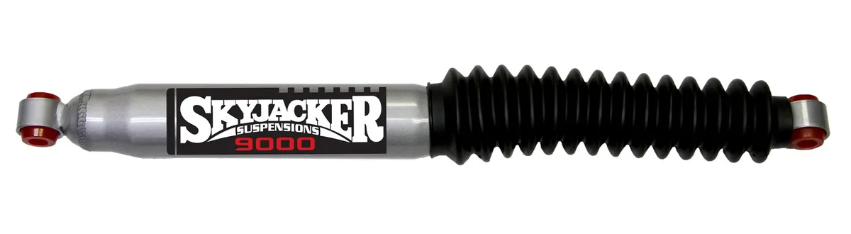 Steering Stabilizer Extended Length 23.9 Inch Collapsed Length 14.35 Inch Silver w/Black Boot Replacement Cylinder Only No Hardware Included Skyjacker product image