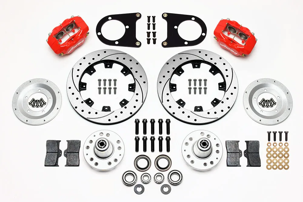 1937 - 1948 Ford Forged Dynalite Big Brake Front Brake Kit (Hub) - 140-8583 product image