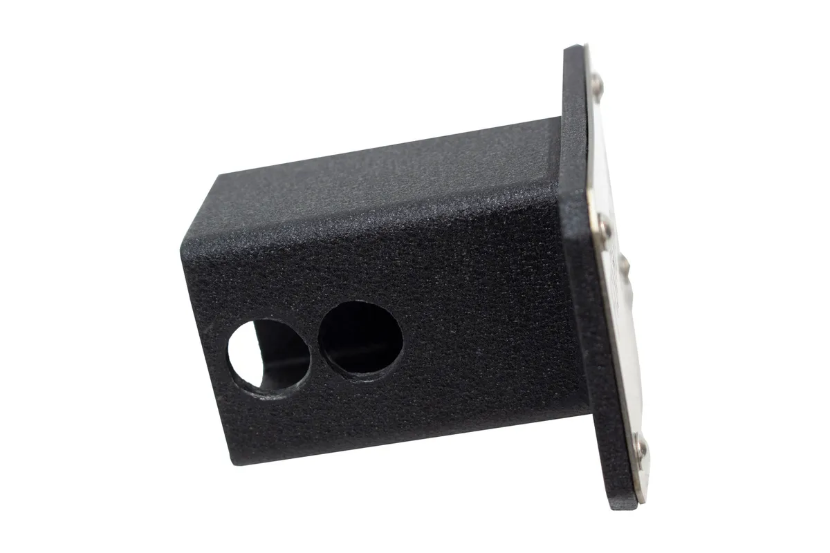 Hitch Cover For 2 Inch Hitch Black Powdercoated Steel Fishbone Offroad product image