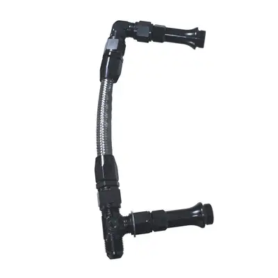 SpeedFx -8an Blk Dual Inlet Holley 4150