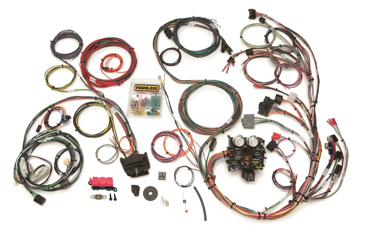 23 Circuit Direct Fit Harness; Incl. Connectors/Fuses/Flashers/Relays; product image
