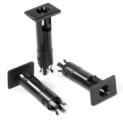 Bestop Bestop Door Pin Inserts - Jeep '87-95 Wrangler YJ; '97-06 Wrangler TJ (Black; Boxed)