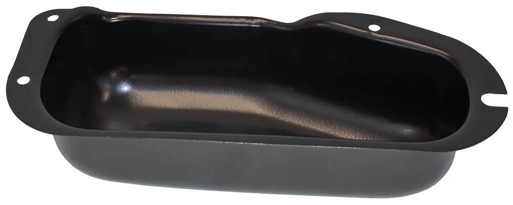 6875 CJ Wiper Motor Cover Black Powder Coat Stainless Steel product image