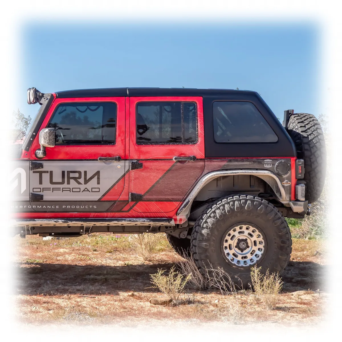 Fastback Hard Top for Jeep Wrangler JK Unlimited 4-Door product image