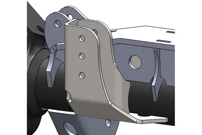 Artec Industries Artec Industries Raised Track-Bar Bracket - Bare - For 3.5in Diameter Front Axle