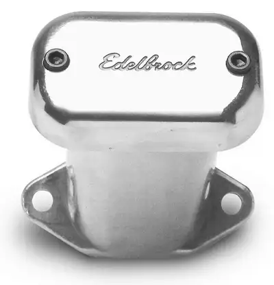 Edelbrock Edelbrock 4203 Race Bolt Down Die Cast Breather - Polished