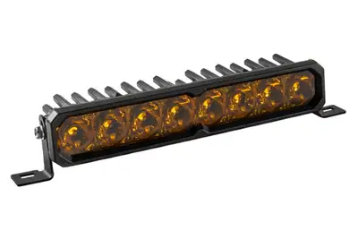 Diode Dynamics Diode Dynamics SS10 Max LED Light Bar, Yellow - Spot (Amber Backlight)