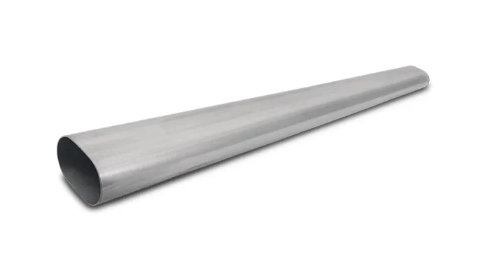 Straight Stainless Steel Tubing; 4 in. Nominal Pipe Size; 5 ft. Length; 304 Stainless Steel; Oval Tubing; product image