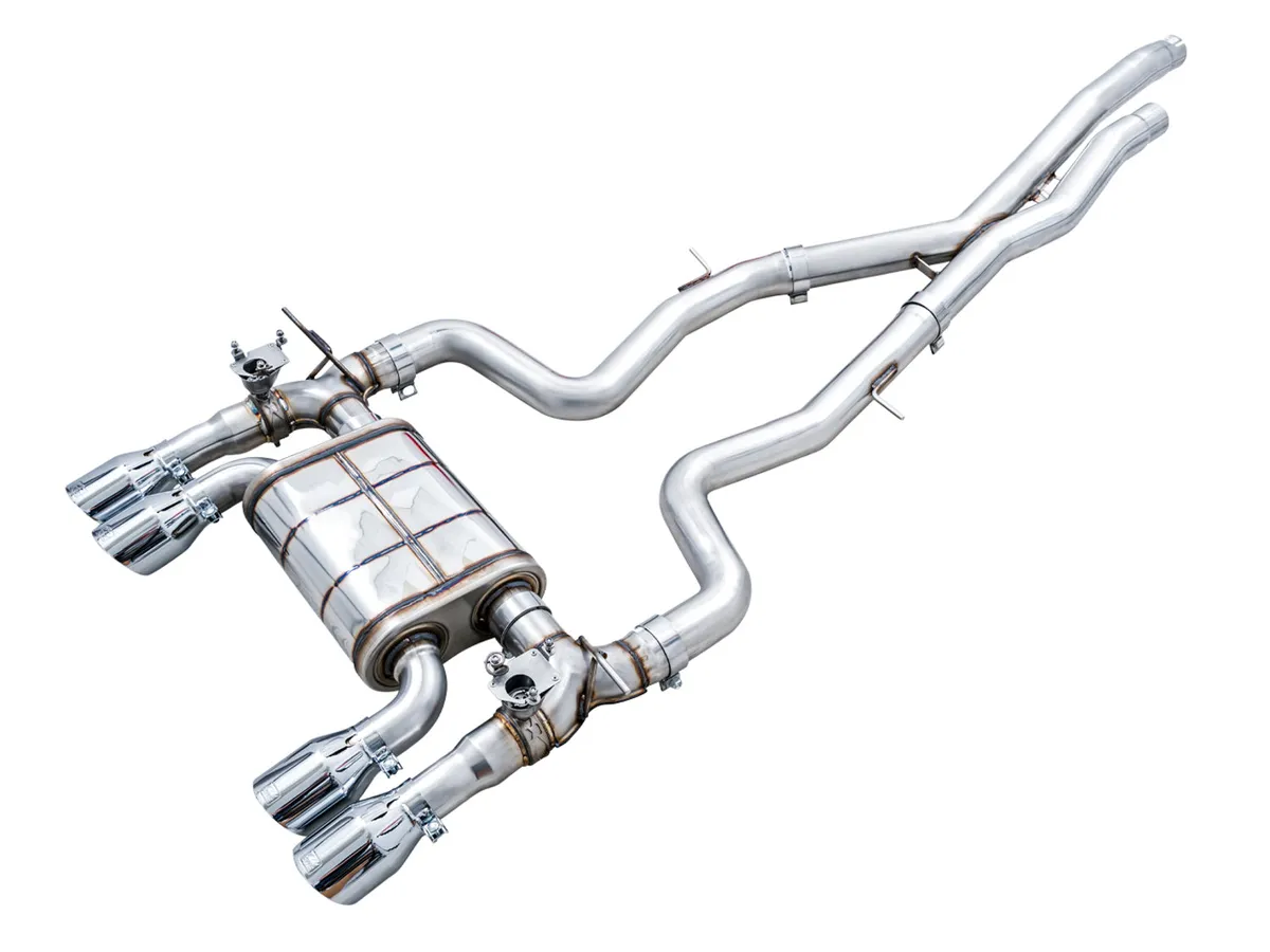 AWE SwitchPath™ Catback Exhaust for BMW F8X M3/M4 - Diamond Black product image