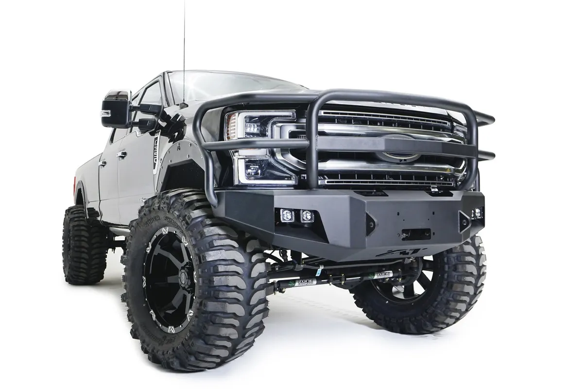 17c F250/F350 Premium Front Bumper w/ Full Grill Guard product image