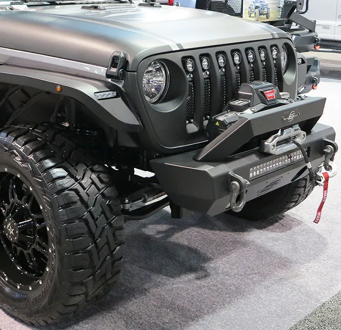 Steelcraft - Stubby Front Bumper - Textured Black - 70-92620 product image