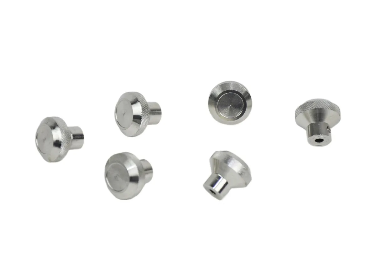Jeep CJ Interior Knob Set 6 Pieces 76-86 CJ Polished Silver Kentrol product image
