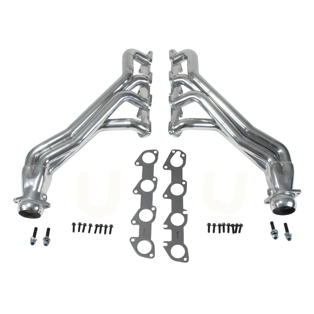 Dodge Challenger Charger 5.7 Hemi 1-3/4 Long Tube Exhaust Headers Polished Silver Ceramic 05-08 product image