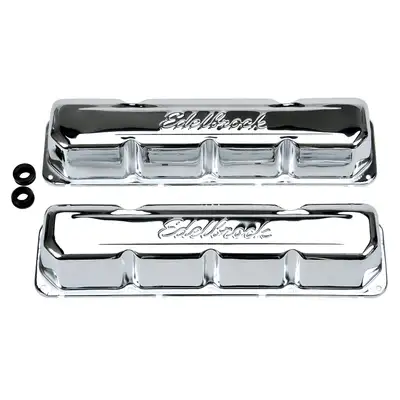 Edelbrock Edelbrock 4431 Signature Series Valve Covers for AMC/Jeep 290-304-343-360-390-401 V8