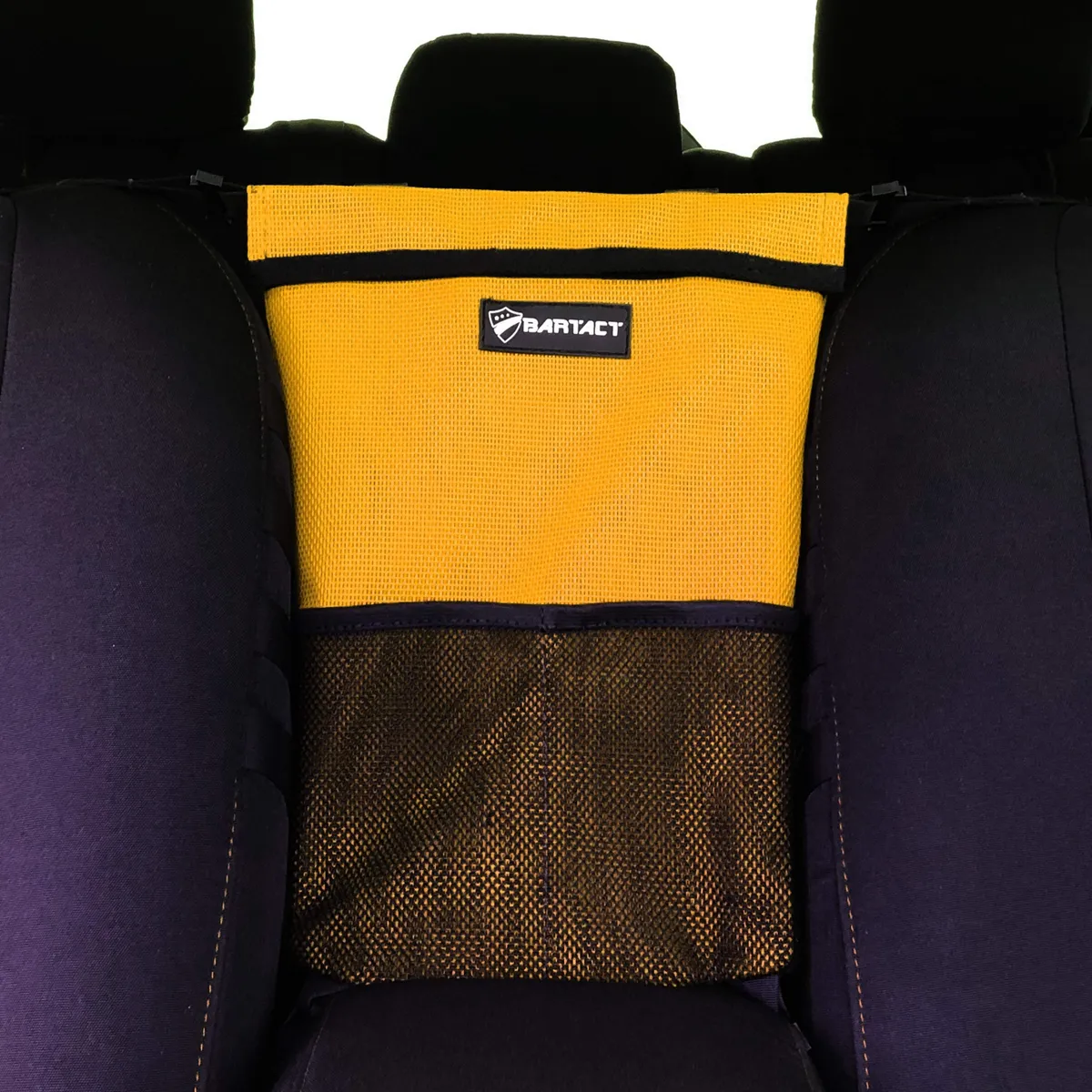 Automobile Seat Storage Bag Pet Barrier Organizer for vehicles Sun Shade Mesh Bartact (Pat Pend) product image