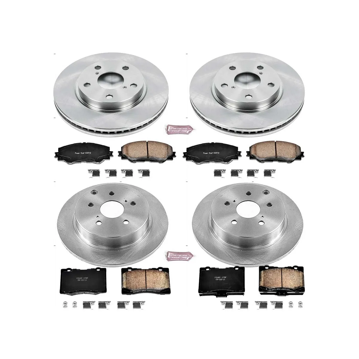 Z17 Direct Replacement Kit: Rotors; Ceramic Pads W/Hardware product image