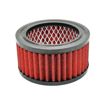 Specialty Products Company / SPC Performance Air Filter Element Wash able Round 4in x 2in Red