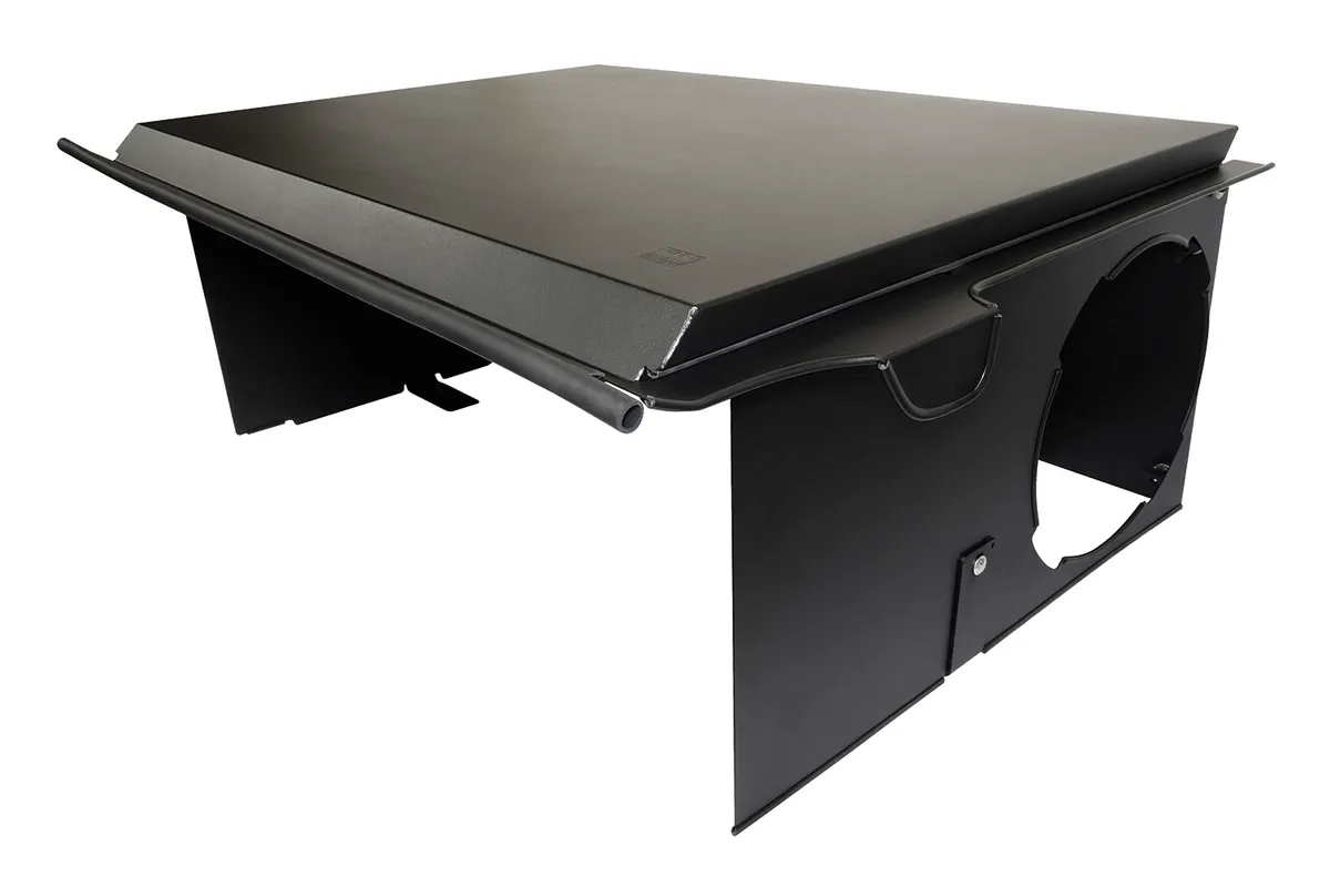 Deluxe Cargo Enclosure - '18-26 Wrangler JL {'21-26 Exc. 4XE}; 4-Door; w/ OEM Subwoofer (Black) product image