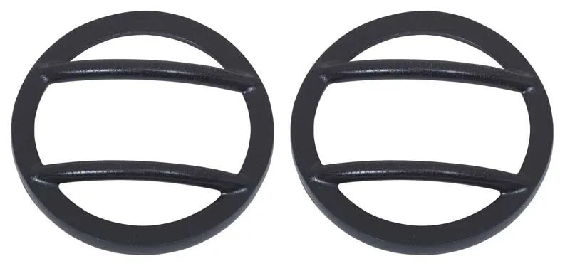 Jeep JK Headlight and Marker Cover Set 6 Pieces 07-18 Wrangler JK Textured Black Kentrol product image