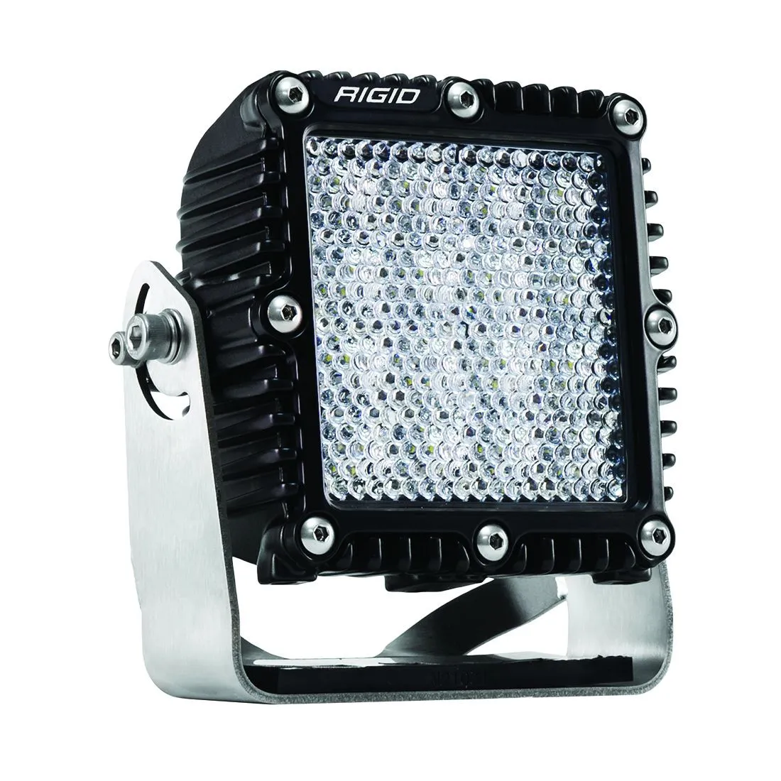 Rigid Industries 244513 Q-Series Pro LED Light, Flood/Diffused, Black Housing, Single product image