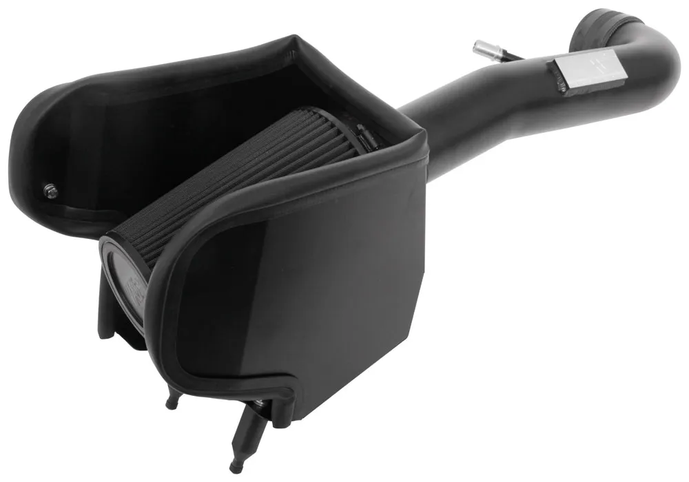 K&N K&N Filters 71 Series Blackhawk Induction Cold Air Intake - Dry-Flow, Aluminum Tube - JT/JL 3.6L