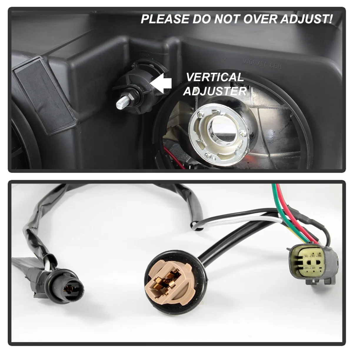 XTune Headlight; Right; OEM; Halogen Models Only; Not For Use w/Xenon/HID/Projector Models; product image