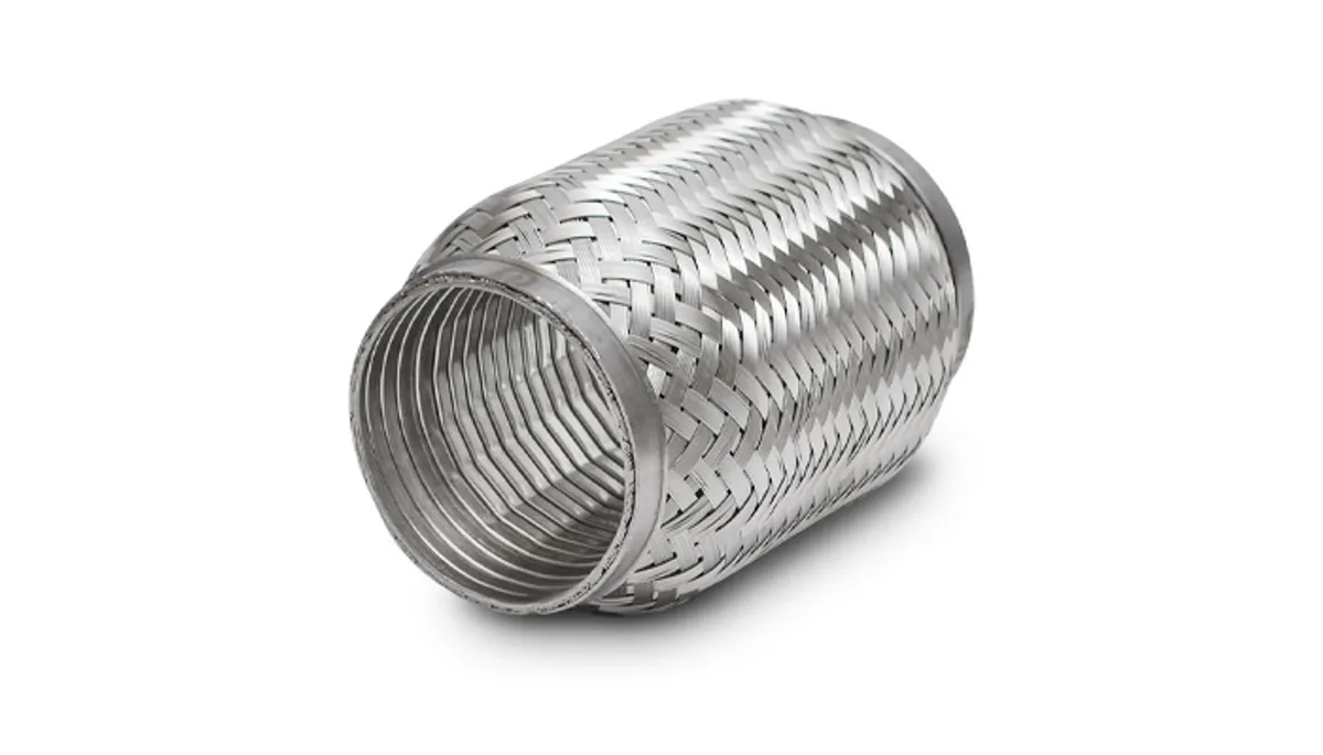 Vibrant Performance TurboFlex Coupling w/Interlock Liner; 1.5 in. Inlet/Outlet ID; 4 in. Length; Stainless Steel;