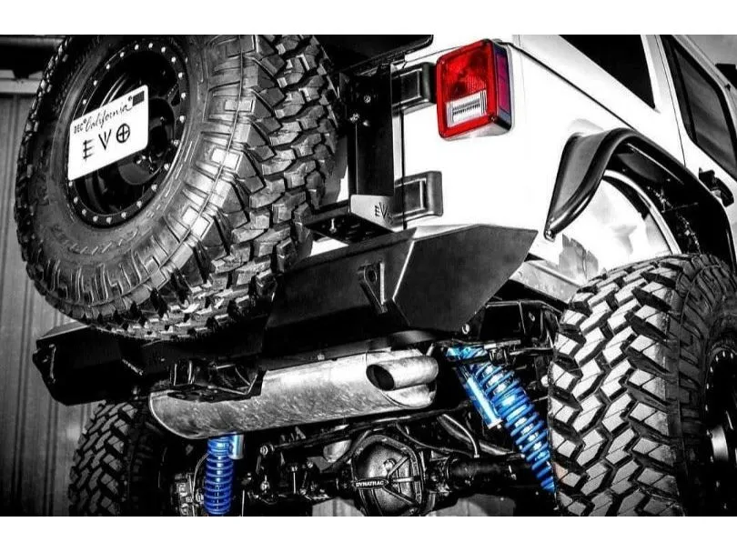 JK Jku EVO 3-5 Inch Lift King Coilover Conversion High Clearance Long Arm Pro Suspension (Black) Jeep Wrangler 2 Door And 4 Door 2007-2018 product image
