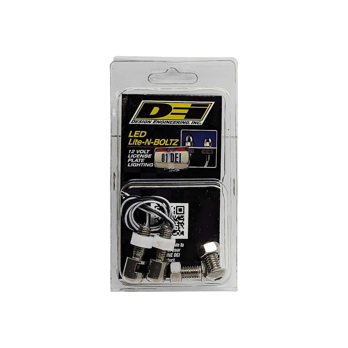 DEI 30301 Lite'N Boltz LED License Plate Lighting Kit Satin 4-Pack 030301 product image