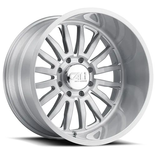 Cast Aluminum Wheels Summit 9110 SL 20x12 Brushed Brushed Silver 8 On 180 Bolt Pattern -51 Offset Cali Offroad Wheels product image