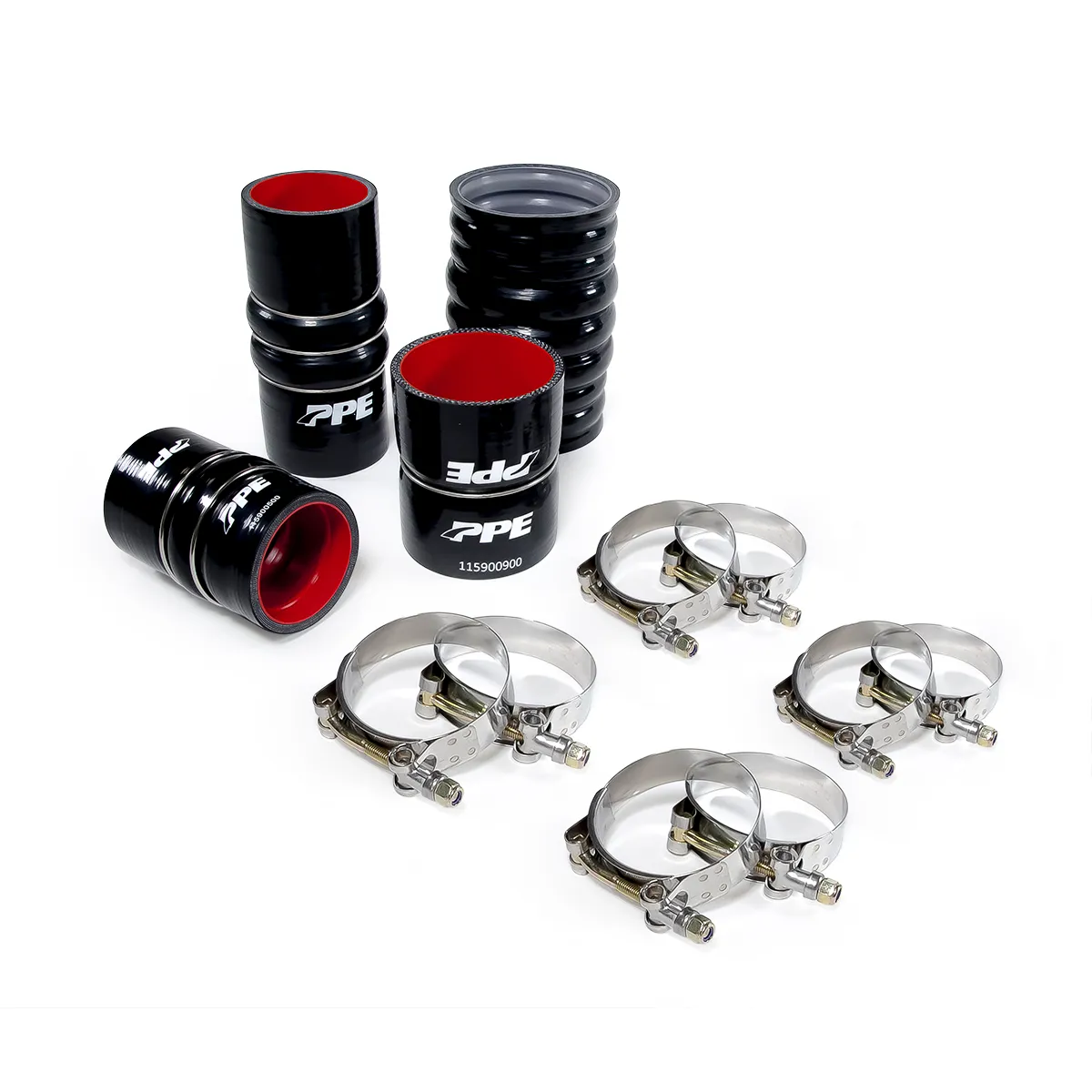 LML 11-16 Silicone Hose And Clamp Kit Black PPE Diesel product image