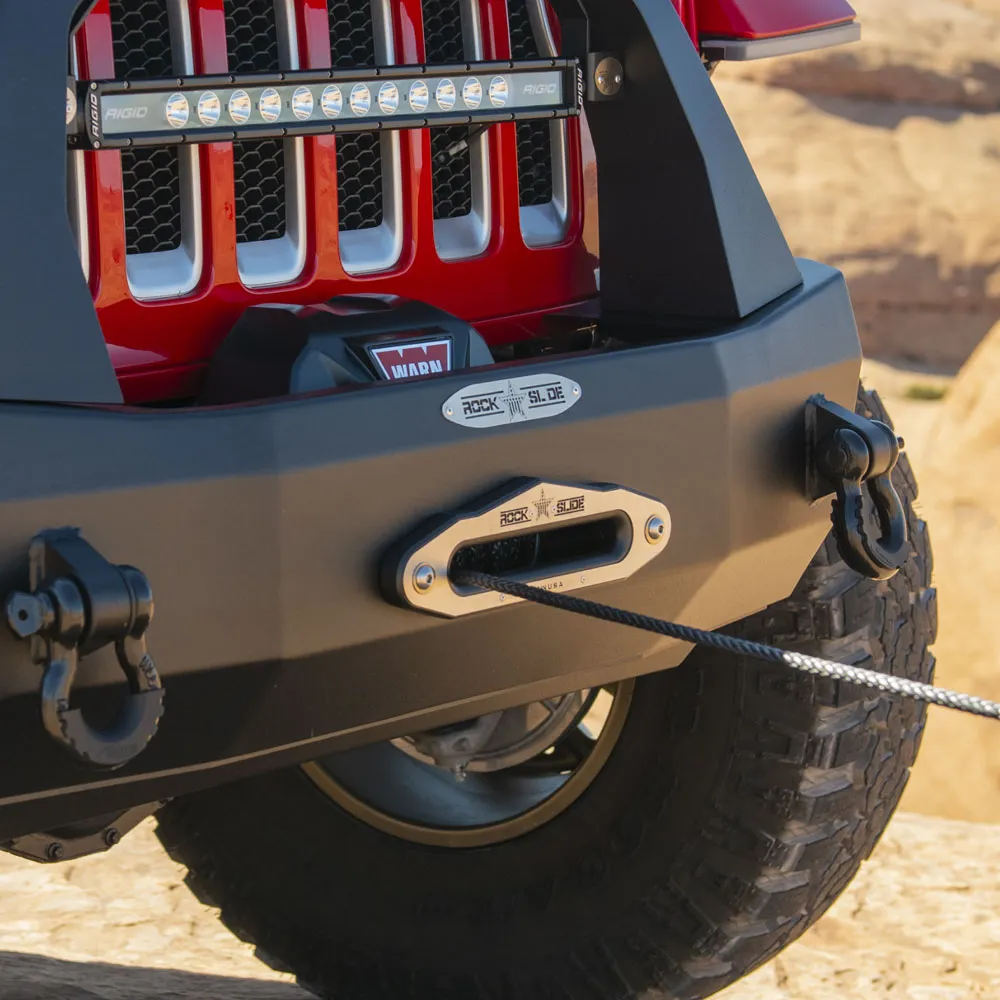 Aluminum Winch Fairlead For RSE Front Bumpers With Synthetic Winch Lines Rock Slide Engineering product image