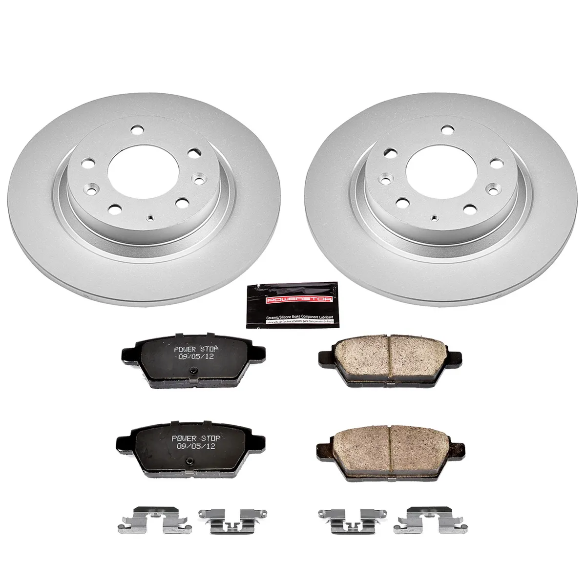 Z17 Geomet Coated Rotor Kit: Genuine Geomet Fully Coated Rotors; Ceramic Pads W/Hardware product image