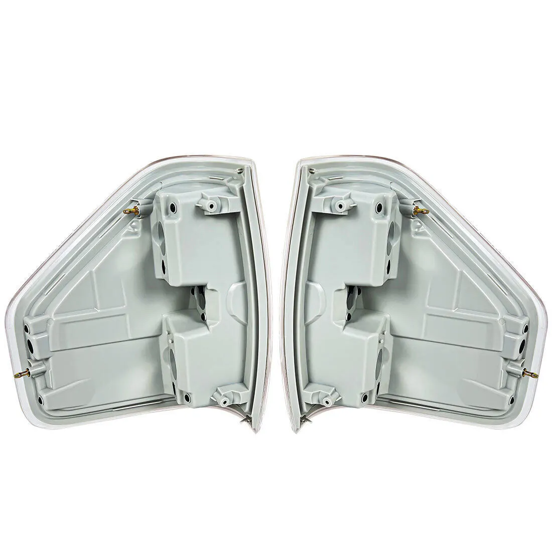 Red Lens LED Tail Lights Chrome Housing Without Light Bulbs For 2009-2014 Ford F150 product image