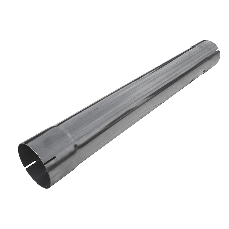 Armor Plus Single System Muffler Delete Pipe; 4 in. Inlet/Outlet Diameter; 30 in. Overall Length; 409 Stainless Steel; 4.5 in. Outlet Diameter Tip; product image